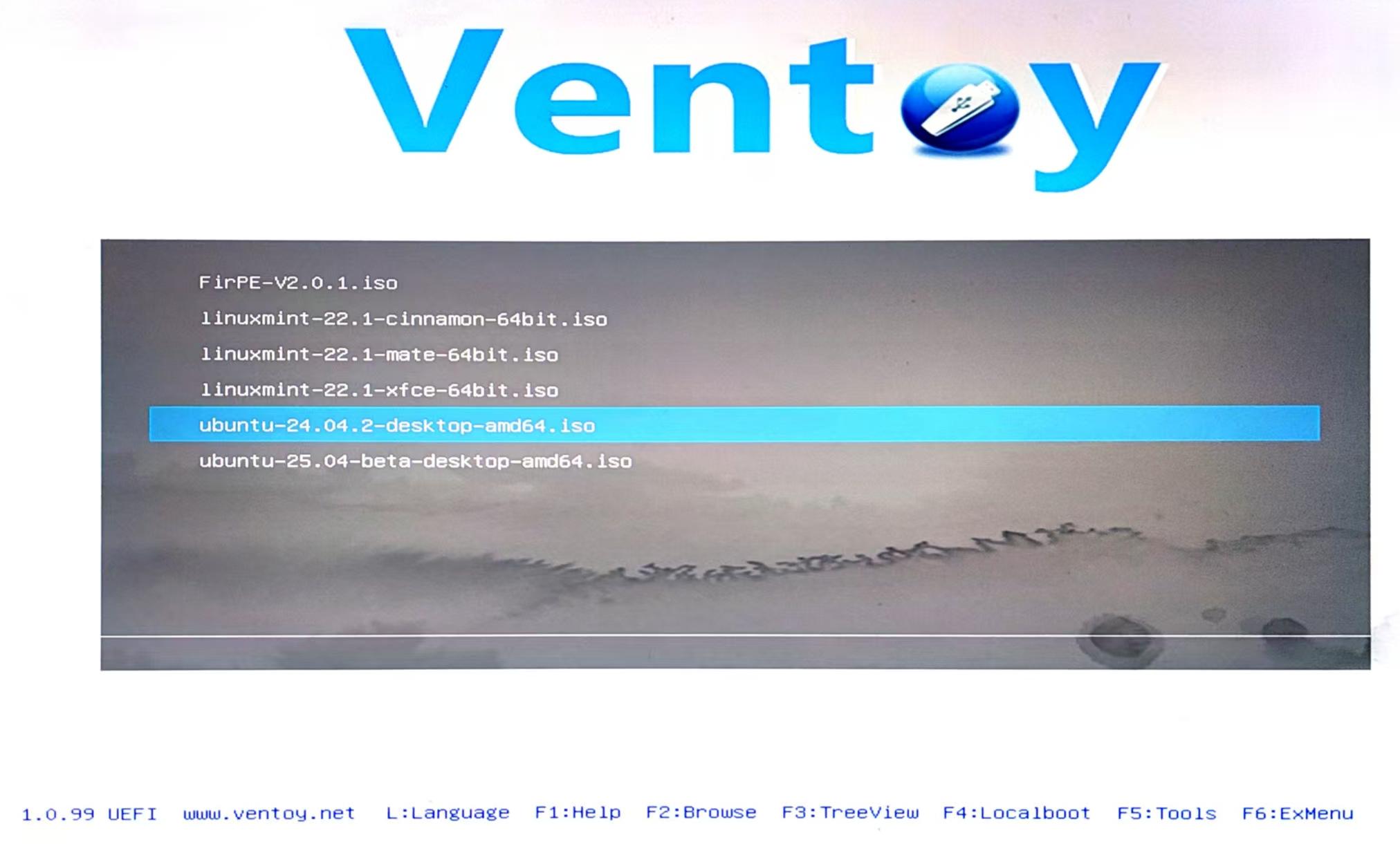 Ventoy菜单