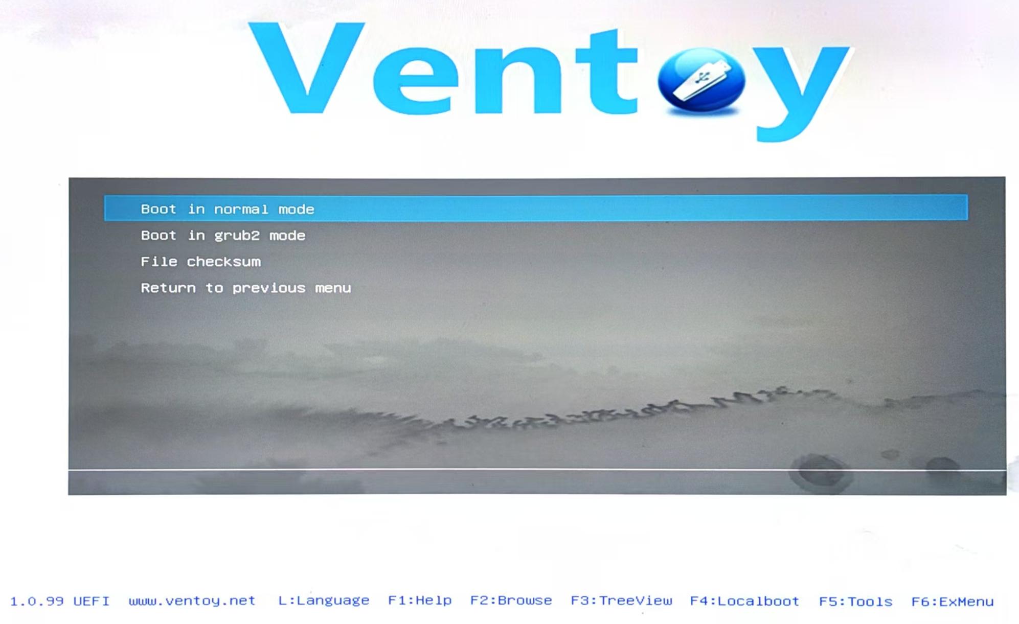 Ventoy菜单