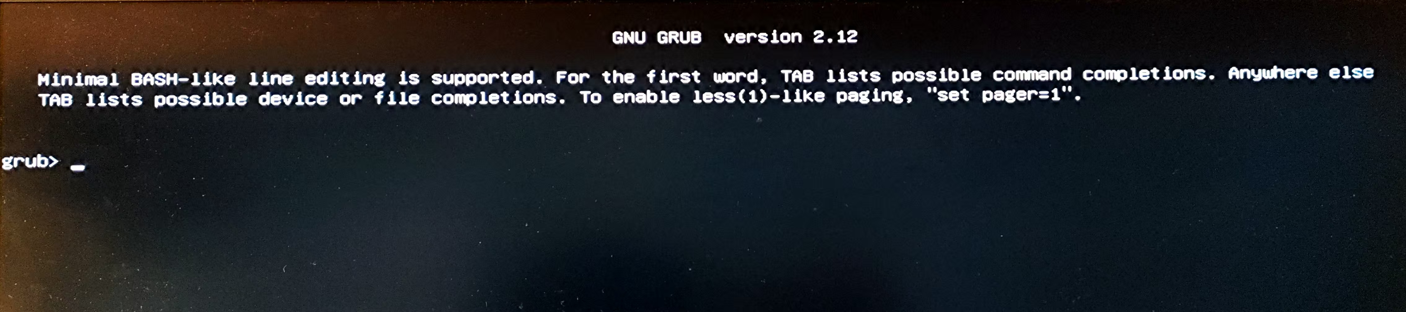 GRUB救援